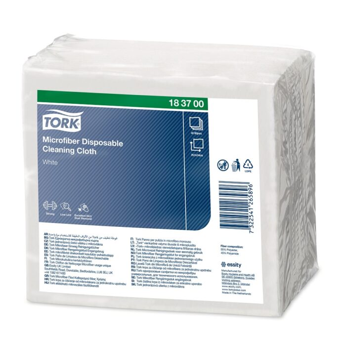 TORK W8 183700 panno per pulizia in microfibra monouso 40 pz.